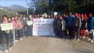 Cleanliness campaign and public awareness campaign for single use banned plastic mussoorie