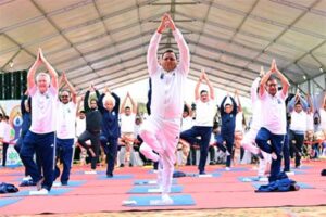 international yoga day cm dhami